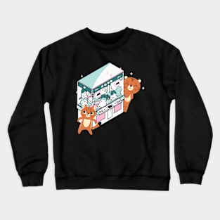 Hide and seek with arcade machine Crewneck Sweatshirt